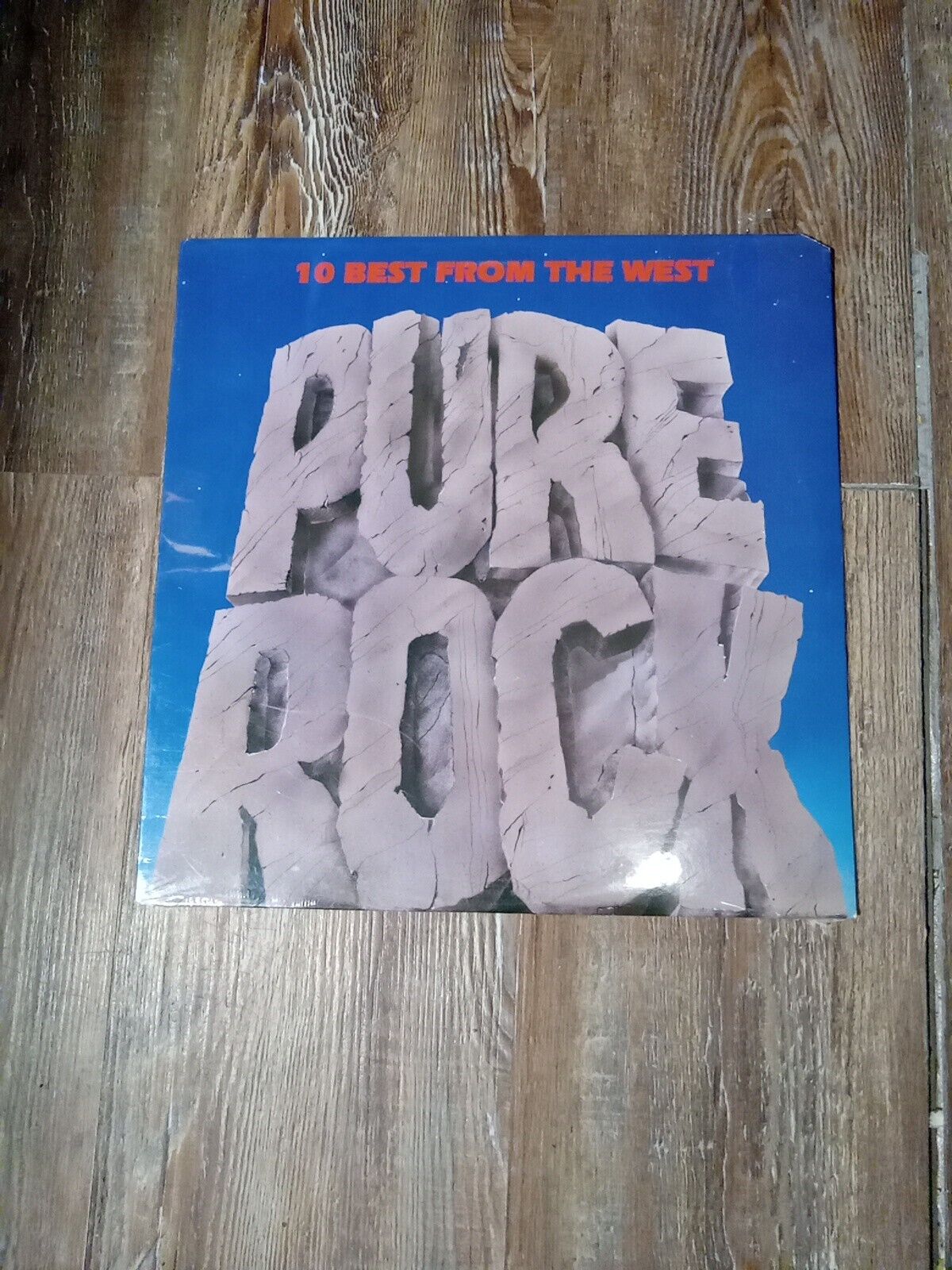 PURE ROCK 10 BEST FROM THE WEST LP 1987 Rampage RNLP 70082 NOS