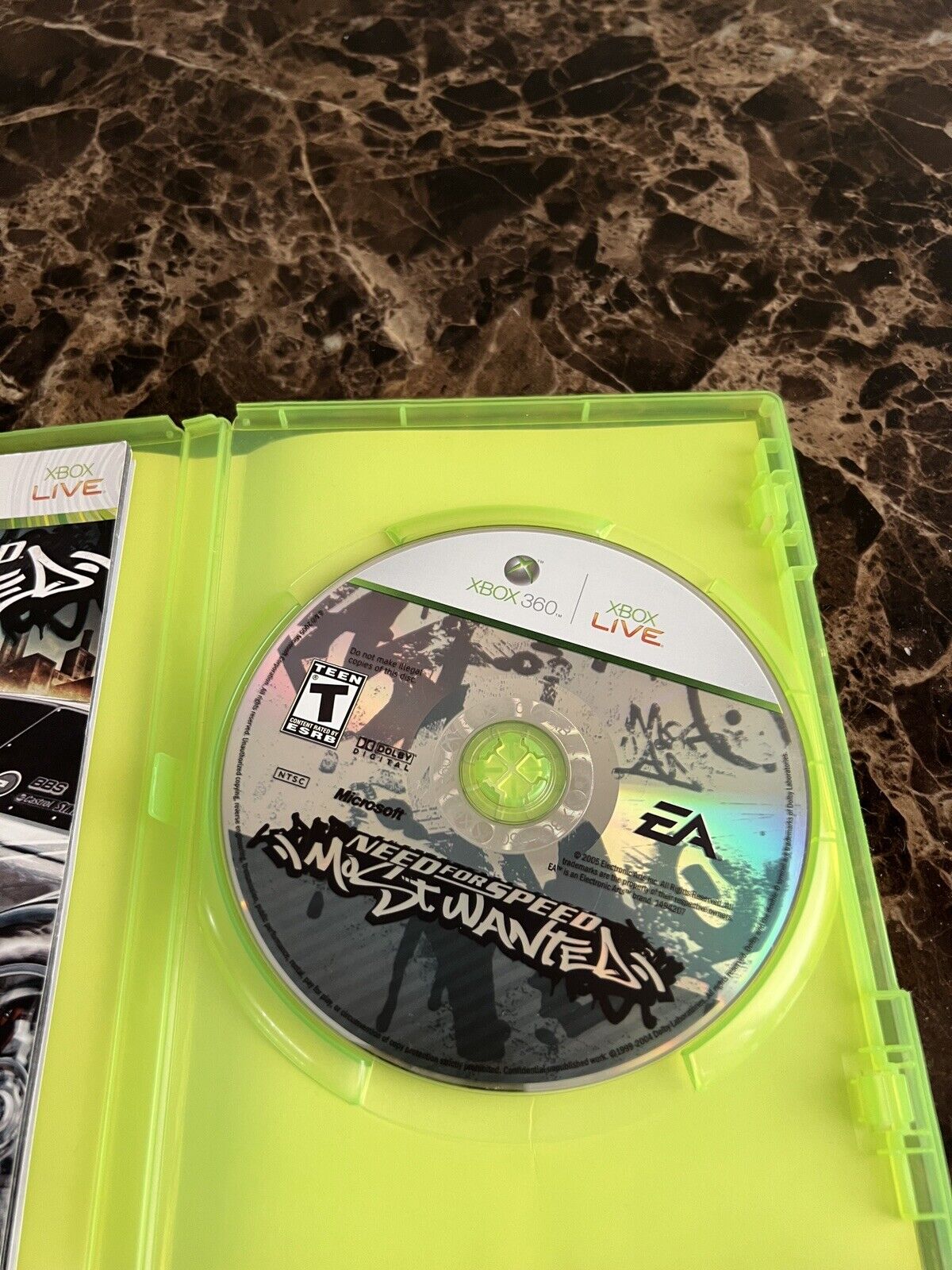Need for Speed Most Wanted (Microsoft Xbox 360, 2005) Complete CIB