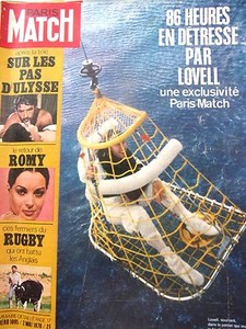 Vieux Paris Match sur la mission Apollo XIII $_35