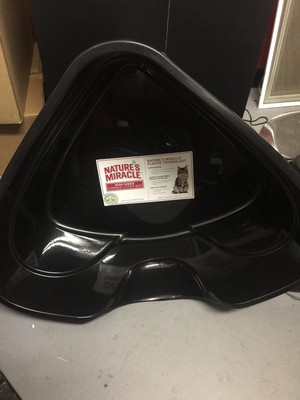 Nature's Miracle High Sided Corner Litter Box