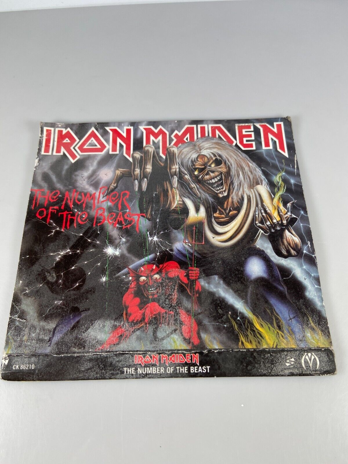 Iron Maiden Number of the Beast CD Slipcover Only Slip Cover