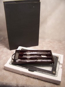 cutting SS Serving board Spreader Cutting set Knife Fork Cheese TriMark set Kemp knife Board cheese