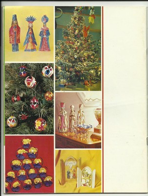 CHRISTMAS CRAFTS WITH KATY ~ 1971 ~ VINTAGE CHRISTMAS CRAFTS BOOKLET ~ NM A02