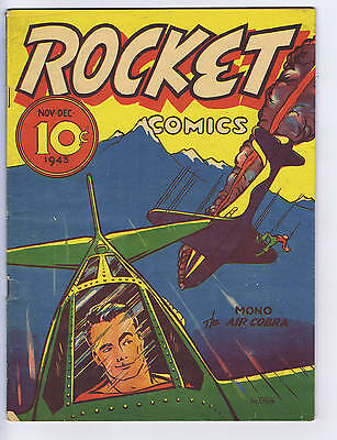 Rocket Comic V2 #5 Maple Leaf Pub 1943 RARE CANADIAN EDITION 