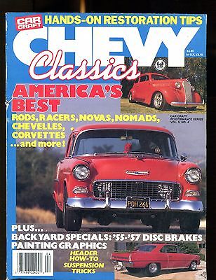 Car Craft Chevy Classics Magazine 1988 America's Best EX No ML