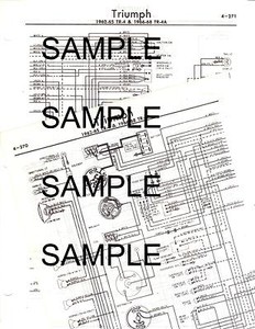 1963 1964 1965 1966 1967 TRIUMPH SPITFIRE MK I MKII 63 64 ... 1965 triumph spitfire mkii wiring diagram 