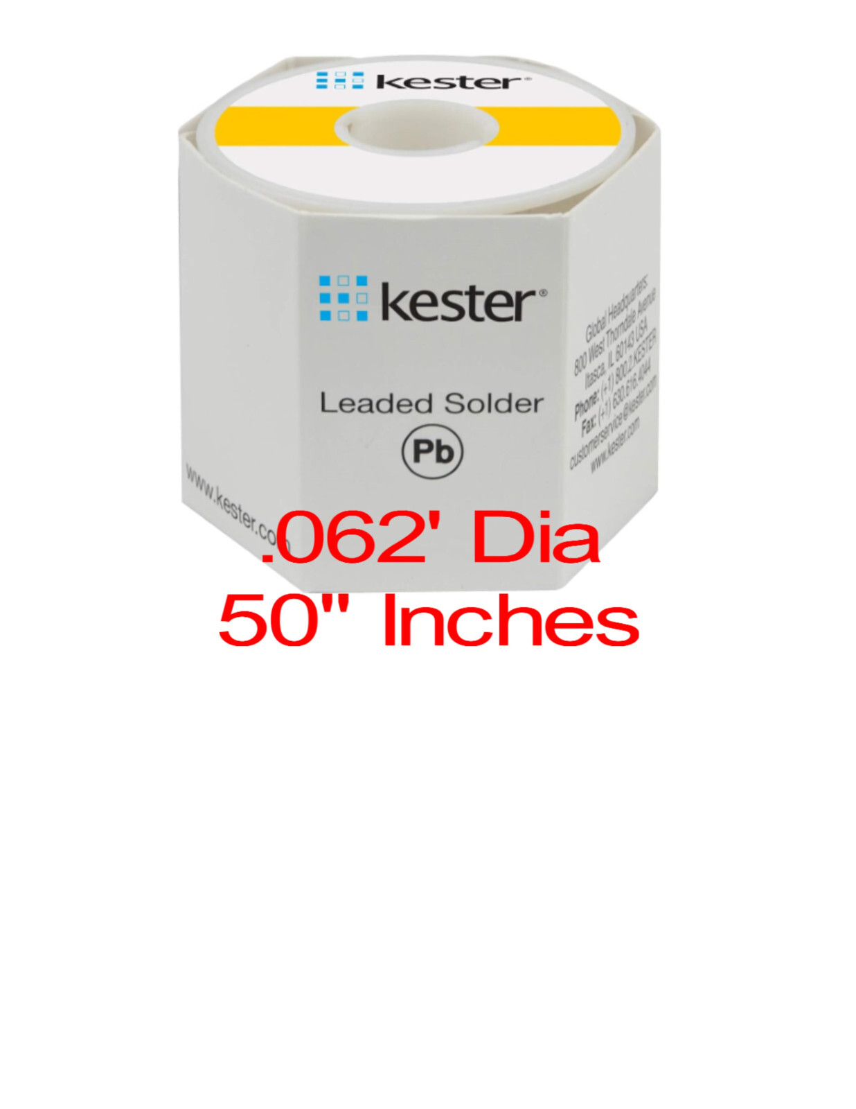 Yahoo!オークション 50" of Kester Solder .062" 60/40 Ro...