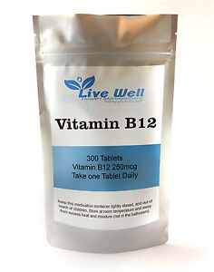 Live Bien Vitamine B12 250 mcg Fabrication, various lot