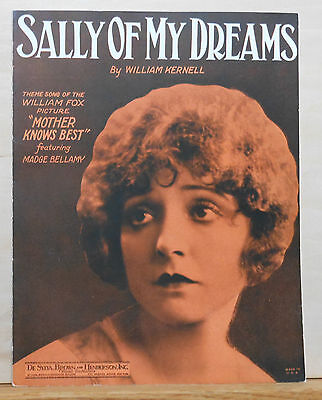 Sally of My Dreams - 1928 Sheet Music, movie 