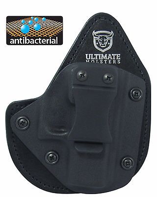 Best Glock 42 Hybrid Holster - Most Comfortable IWB- SOFT ANTIMICROBIAL PADDING (Best Glock Holster Iwb)