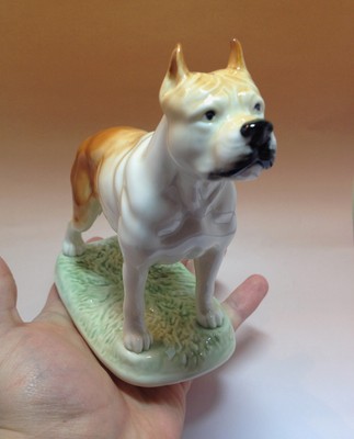 Staffordshire Bull Terrier Porcelain Figurine Russian Souvenirs ...