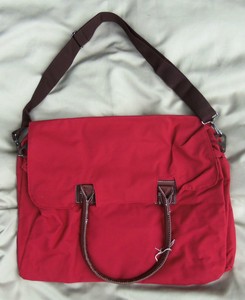RED-CANVAS-TOTE-BAG-PURSE-17-w-x-12-h-x-6-d-NWOT