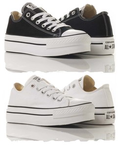 converse basse con gomma alta