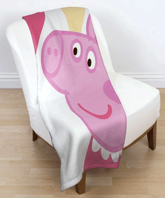 PEPPA PIG TWEET PANEL FLEECE BLANKET KIDS ...