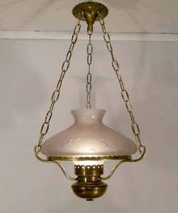 Antique  chandelier antique Chandelier glass Shade Ceiling shade  Light Brass  Hurricane Glass Vintage