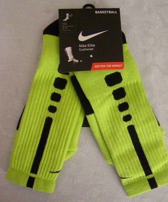 neon yellow nike socks