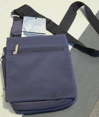Travelon Messenger-Style Shoulder Bag NWT Eggplant