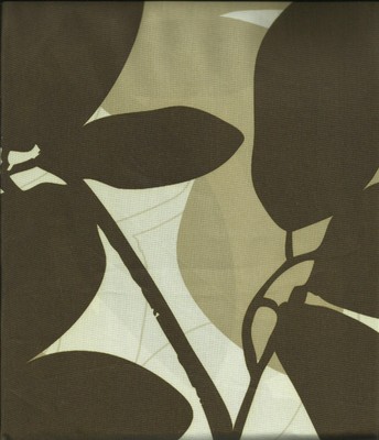 Curtains Ideas apt 9 shower curtain : Zen Floral Leaf Brown Green White Apt.9 Quality Fabric Shower ...