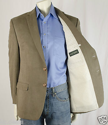 Pre-owned Lauren Ralph Lauren Mens 2 Button Jacket Blazer Sport Coat Polo Olive Msrp $275 In Green