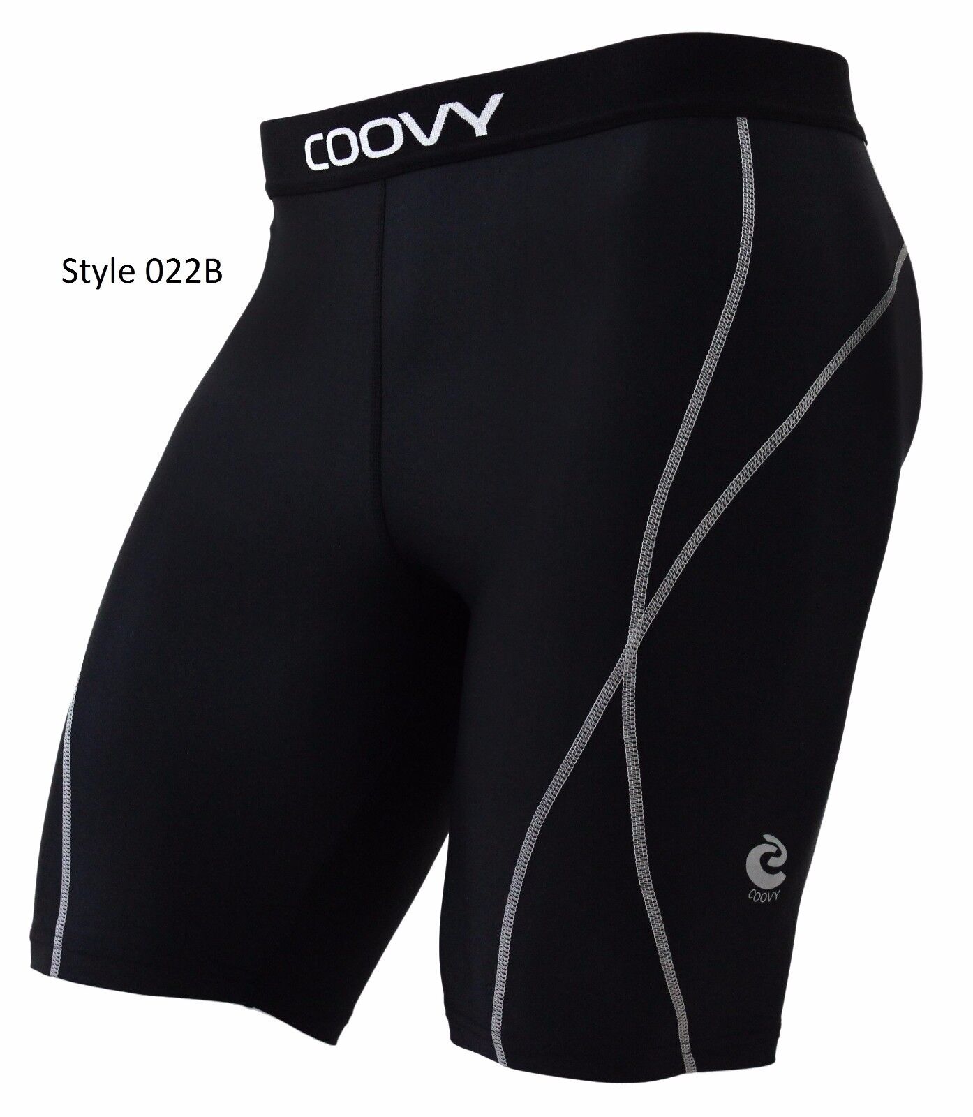 Type & Color:022B Midweight Black Shorts:Mens COOVY Compression Under Base Layer Sports Armour Short Tights Running pants