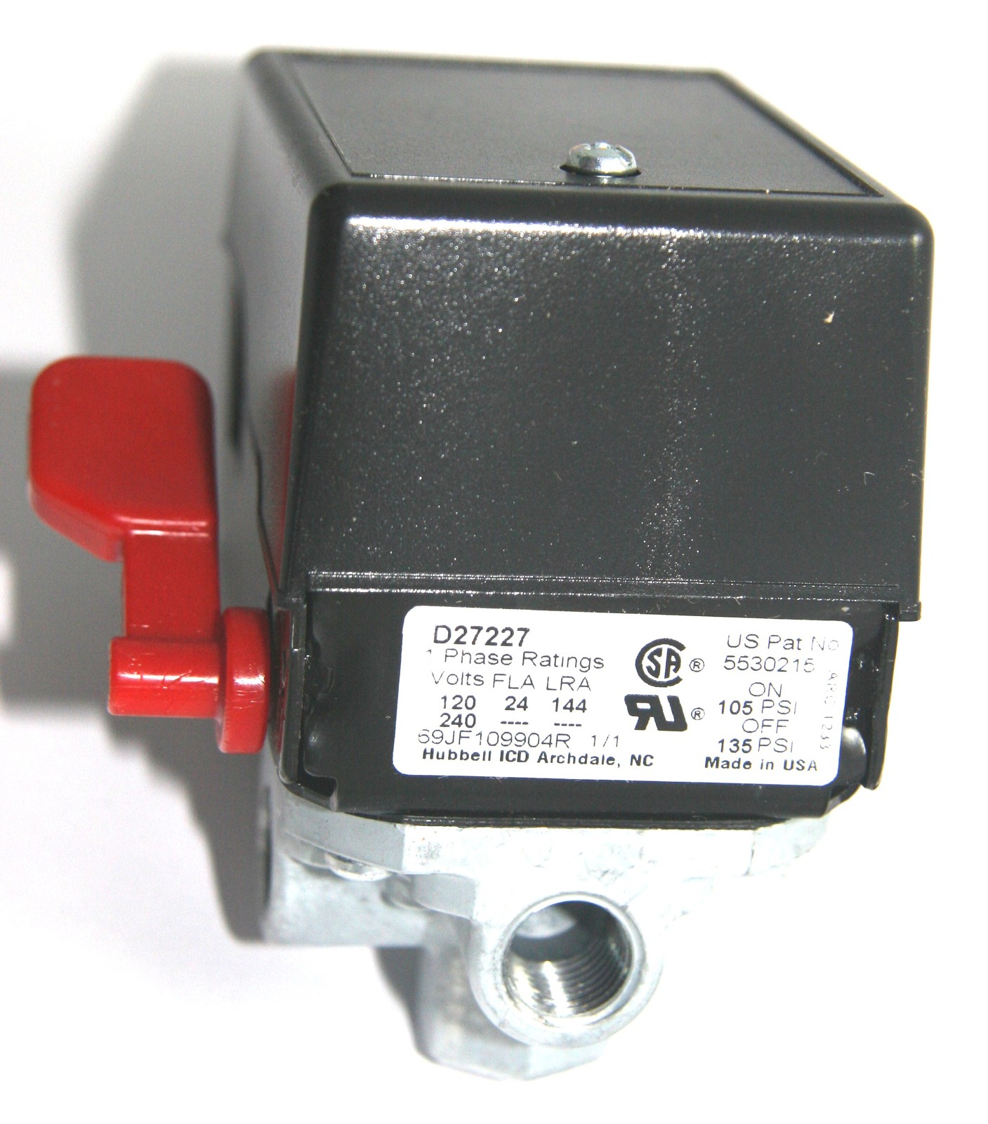 514011770 Air Compressor Pressure Switch Craftsman Devilbiss Porter