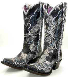 Womens Silver Cowboy Boots | eBay