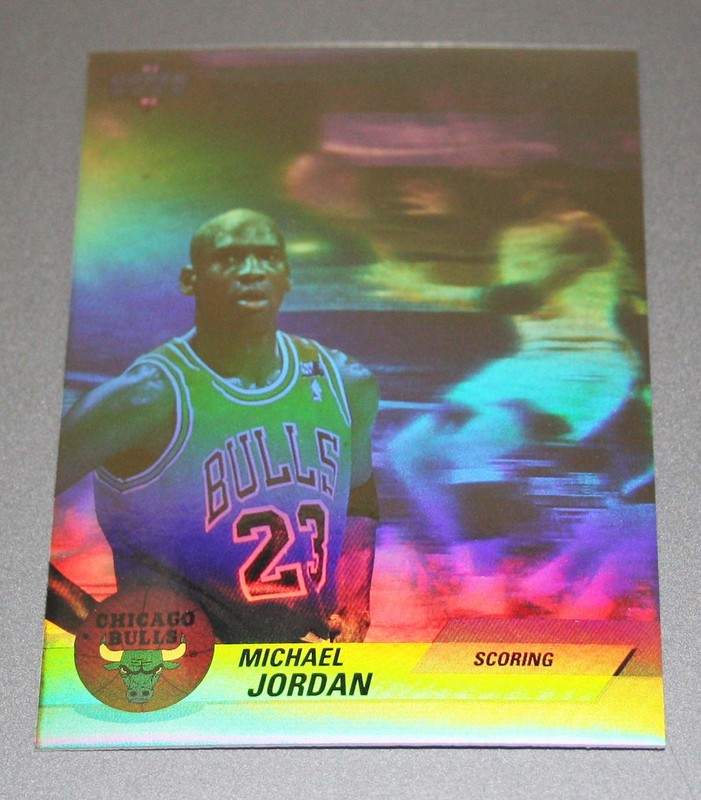 Michael Jordan 92-93 Hologram SCORING Rare NBA Basketball Card insert