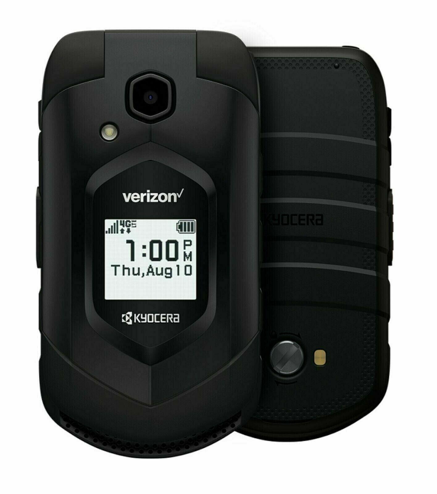 Kyocera DuraXV E4610 Verizon Wireless LTE Rugged Waterproof PTT Flip Phone OB