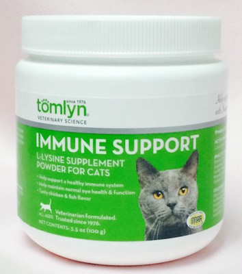 Tomlyn L-Lysine Powder Cat Kitten Immune Health ...