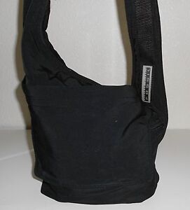 Fossil Black Nylon Crossbody Messenger Sling Shoulder Bag Wide Strap Purse | eBay