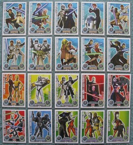 Star Wars Force Attax Series 1 Base Cards 100 - 121 (Power Up) | eBay