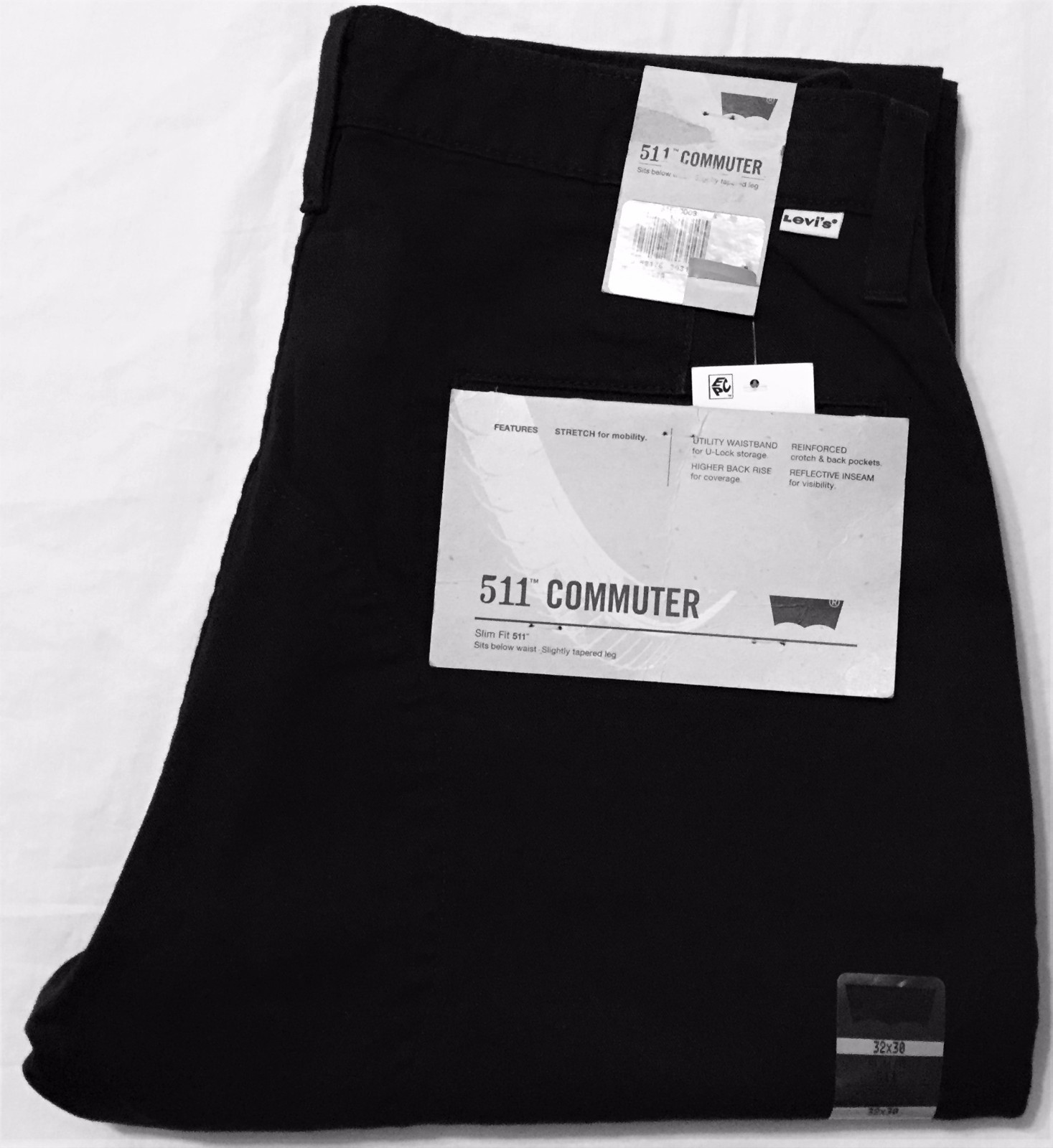 levi's 511 commuter black