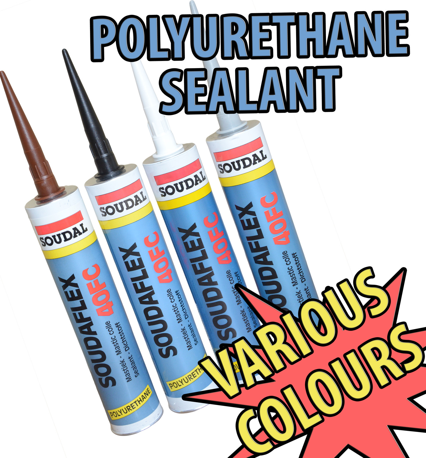 SOUDAL HIGH STRENGHT POLYURETHANE ADHESIVE & SEALANT KOI FISH POND
