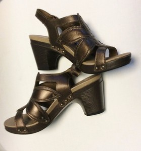 8 US Slingback  dansko M Bronze  Open 38 Dansko MSRP Leather Nina 7  Toe sandals Sandals slingback
