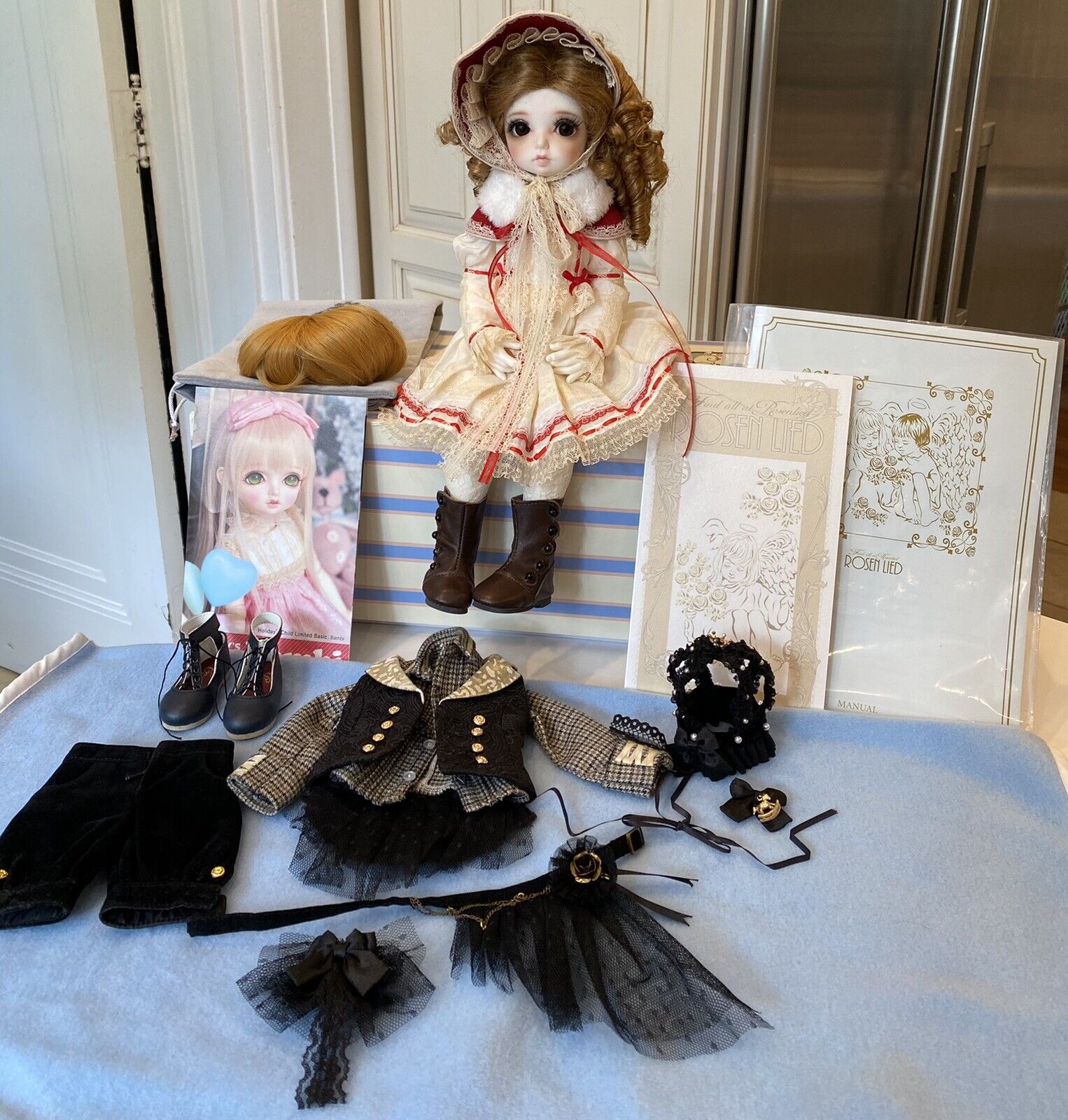 ROSENLIED Holiday Child BJD LTD 10 Miu WS Full Set Extra Code Noir British Doll 