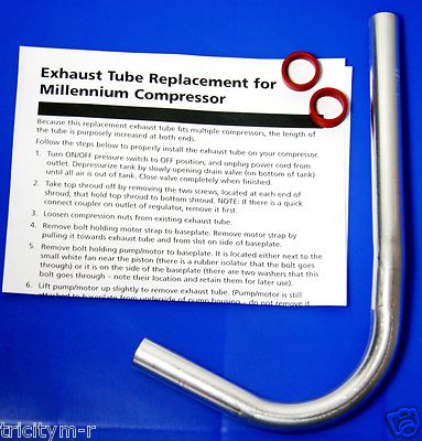 WL014099SJ Campbell Hausfeld Air Compressor Exhaust Tube ...