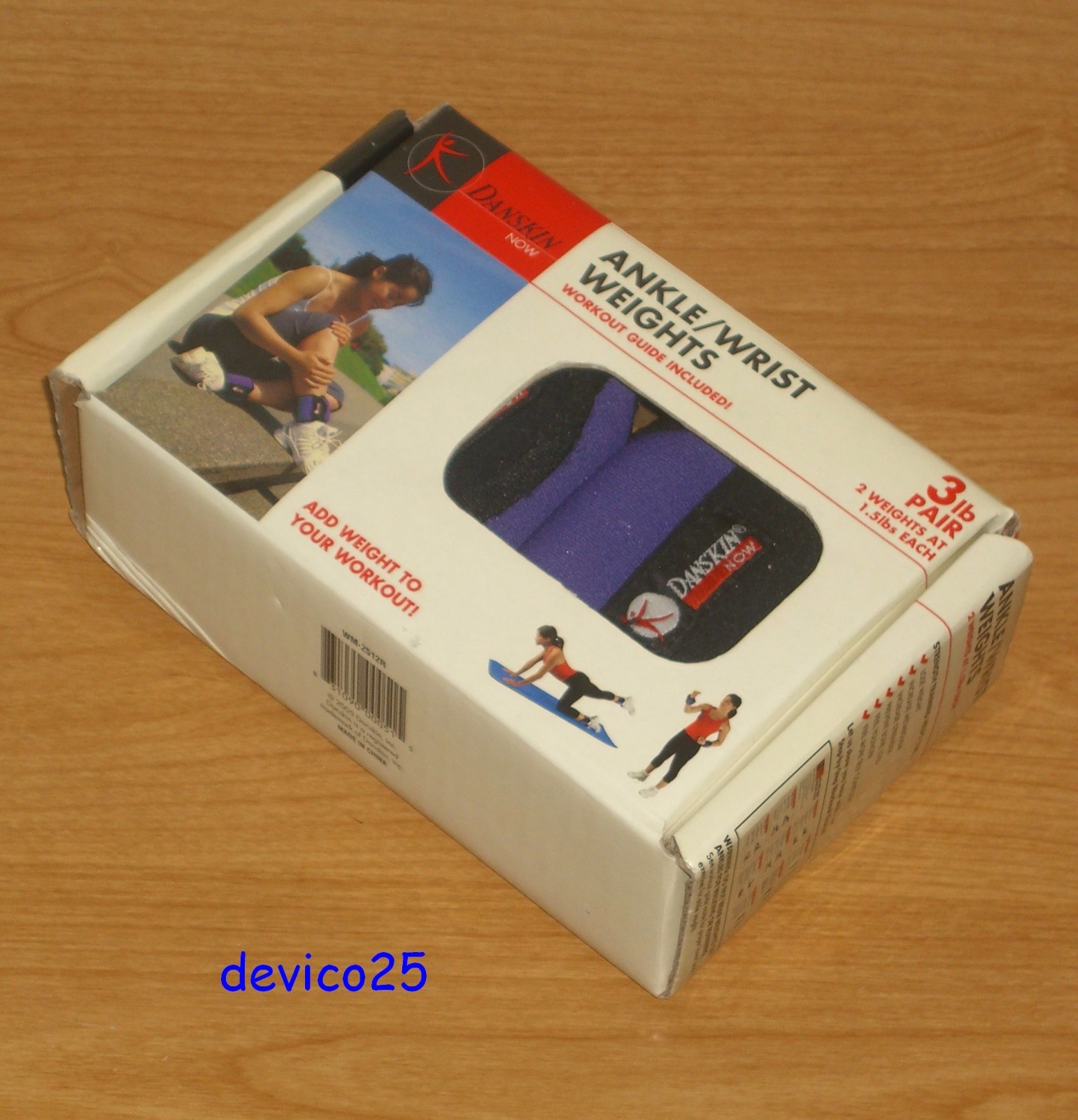 UPC 831090000515 product image for Danskin Now Wm-2512r Ankle/wrist Workout Weights: 3lb Pair1.5lb Eapurple/black | upcitemdb.com