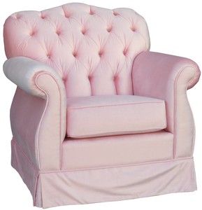 Pink Recliner Chair For Adults Deluxe Heavily Padded