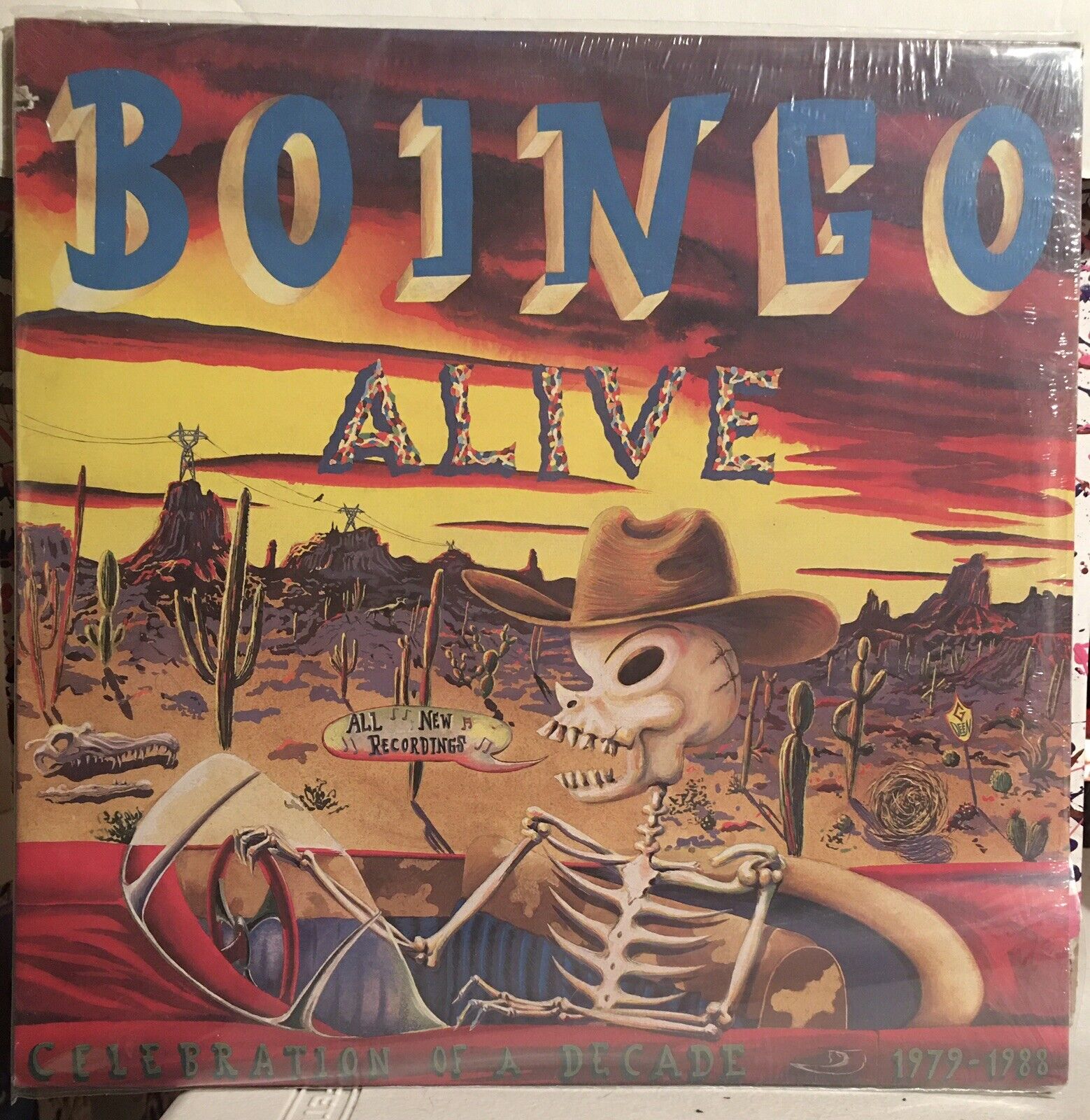 Oingo Boingo - Bonigo Alive Lp - 1988 (SS)