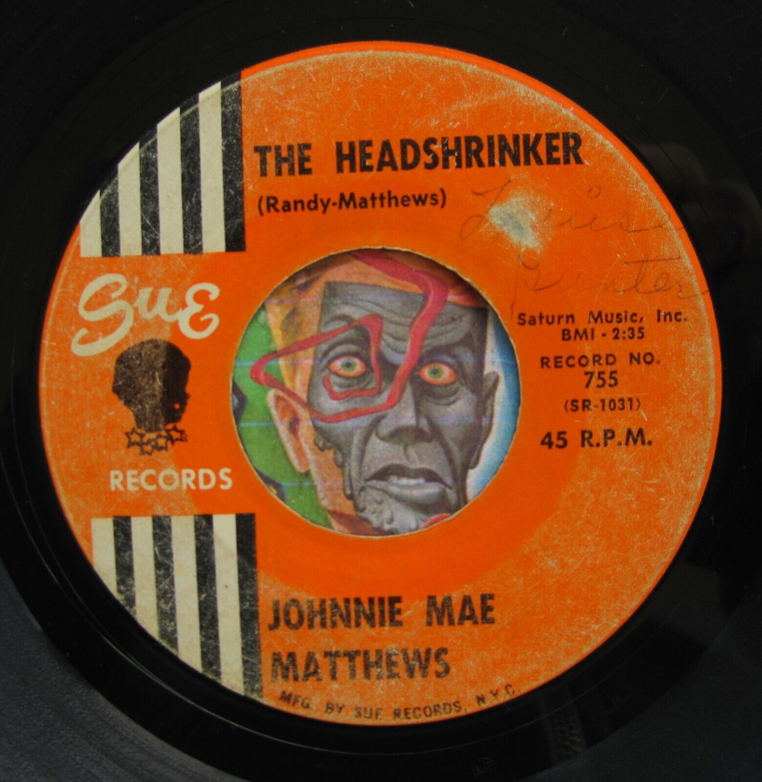 HEAR Johnnie Mae Mathews 45 Headshrinker/My Little Angel northern soul mod R&B