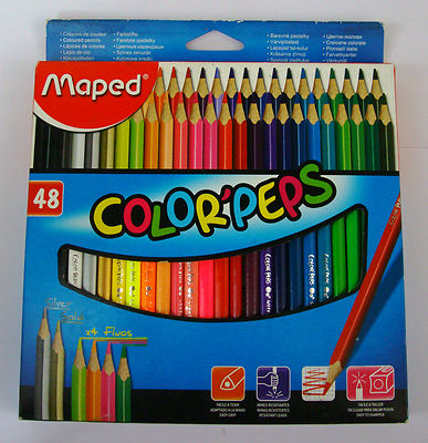 Color’peps : Maped : Colour Pencils :: 48 Assorted Shades :: Assorted Colors