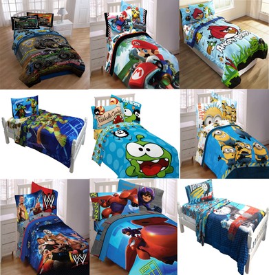 kids character bedding sets