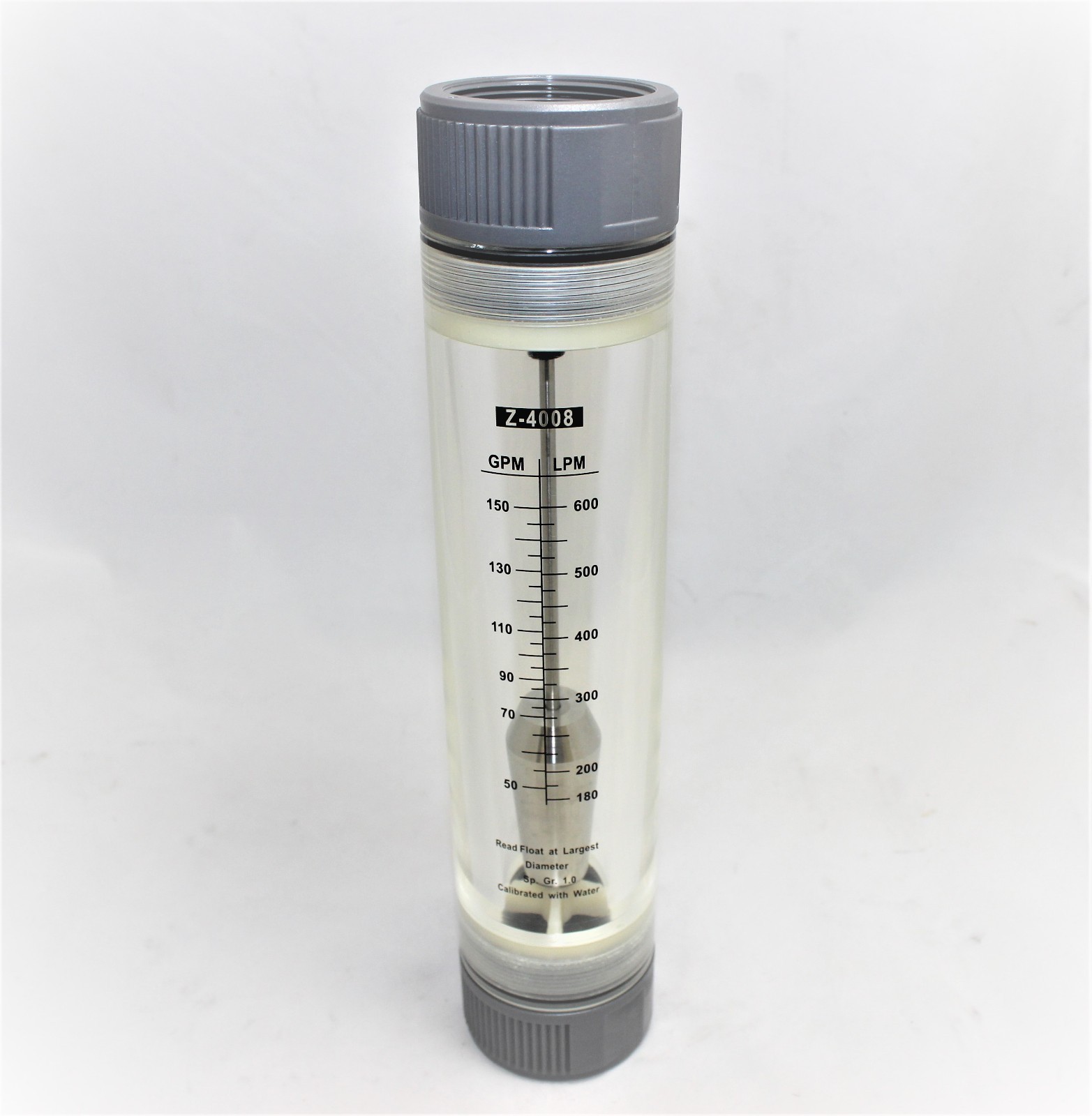 Water Flow Meter Rotameter Inline Flowmeter 50 150 GPM eBay