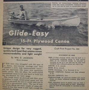  -1957-How-to-Build-a-15-PLYWOOD-CANOE-Glide-Easy-DIY-ARTICLE-PLANS