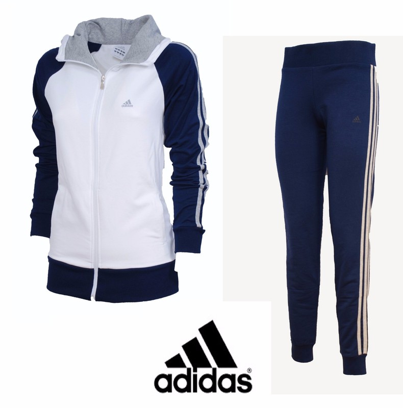 tuta adidas cotone felpato