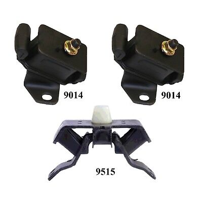 3 PCS Front Motor & Trans Mount FOR 2000-2004 Toyota Tacoma 3.4L 4WD- Auto Trans