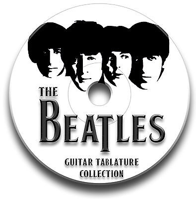 THE BEATLES ROCK POP GUITAR TAB TABLATURE SONG BOOK TUITION SOFTWARE CD
