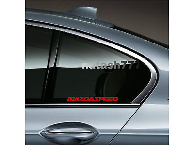 2 - MAZDASPEED 3 5 6 RX7 RX8 Mazda Racing Decal sticker emblem logo RED