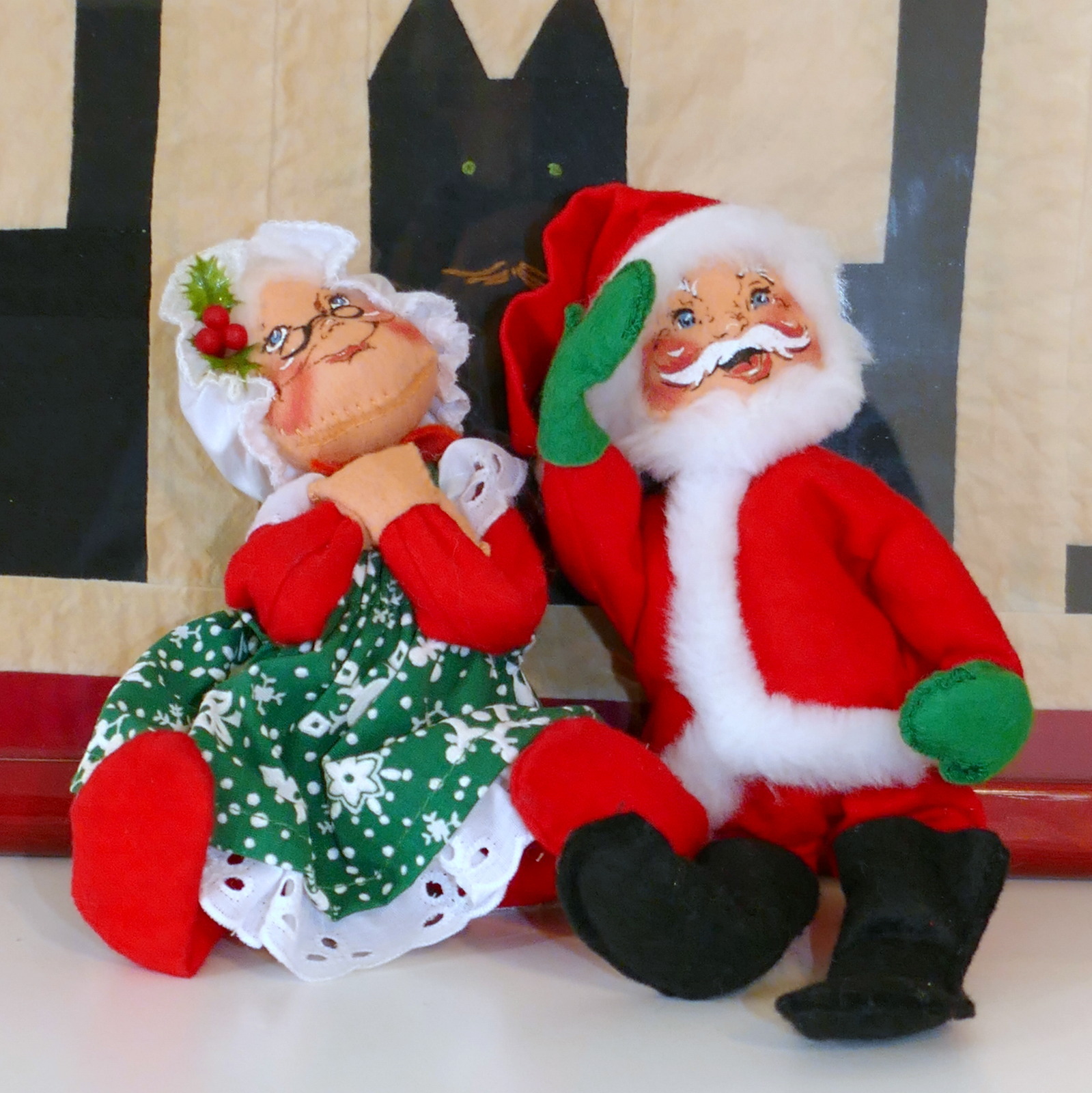 annalee santa and mrs claus dolls