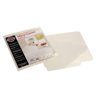 Norpro 2068 Clear Microwave Micro-Covers 4 Piece ...